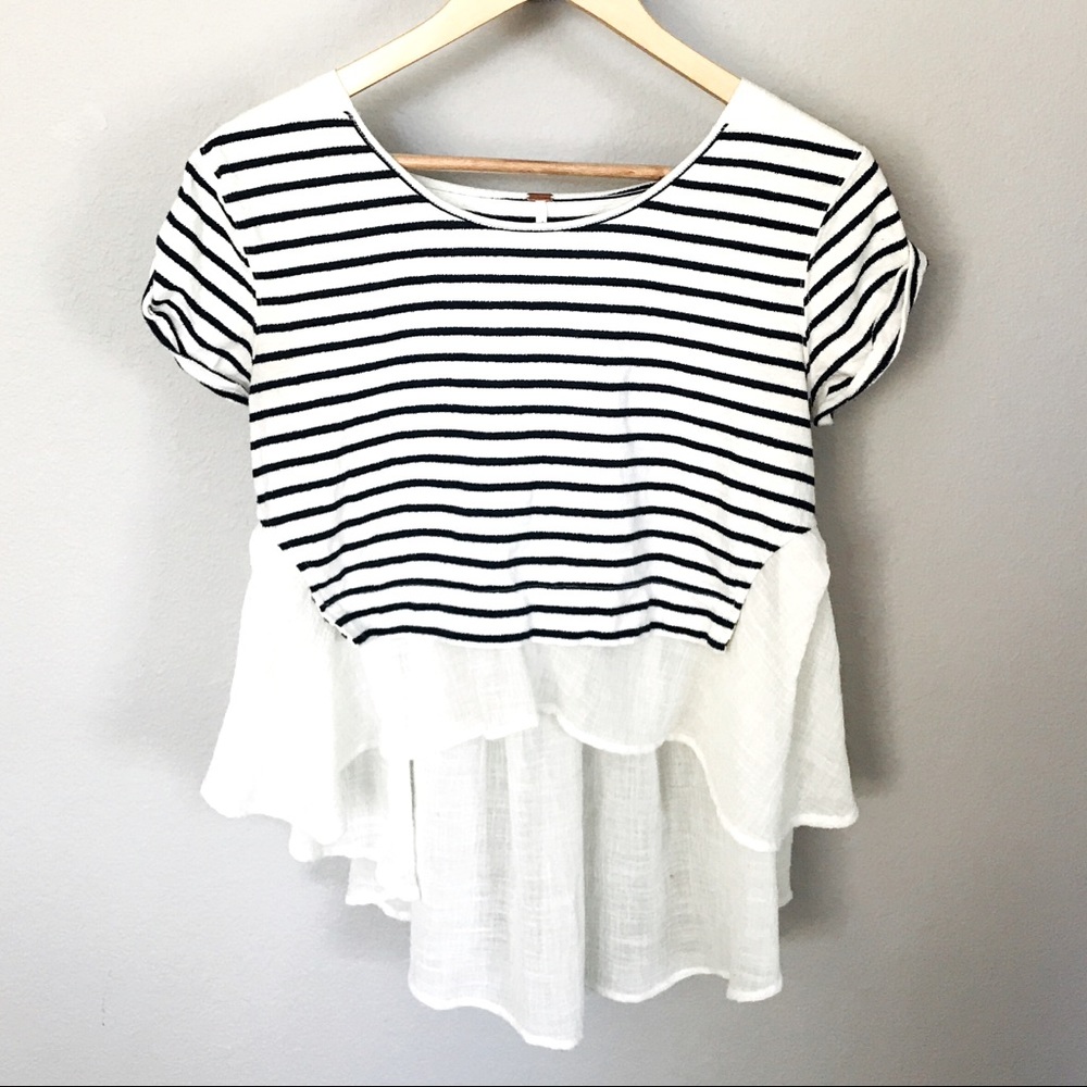 Free People French Kiss Flowy Boho Top